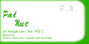 pal mut business card